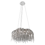 Люстра круглая подвесная с металлическими дугами и длинными цепочками 80 см Atlantis Chain варинант исполнения - 4 | Loft Concept в Самаре