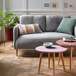 Кашпо из металла Elevated Planters красное варинант исполнения - 3 | Loft Concept в Самаре