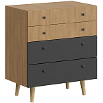 Комод с принтом на ящиках Elise Chest of Drawers варинант исполнения - 10 | Loft Concept в Самаре