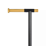 Держатель для туалетной бумаги с подвесным ершиком Black Bathroom Accessory варинант исполнения - 3 | Loft Concept в Самаре