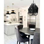 Люстра черная с несколькими ярусами деревянных палочек Bright Wooden Chandelier варинант исполнения - 4 | Loft Concept в Самаре