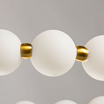Люстра круглая с матовыми белыми шарами PEARLS Suspension варинант исполнения - 8 | Loft Concept в Самаре
