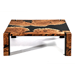 Кофейный Стол River in Autumn Elm Resin Coffee Table варинант исполнения - 1 | Loft Concept в Самаре