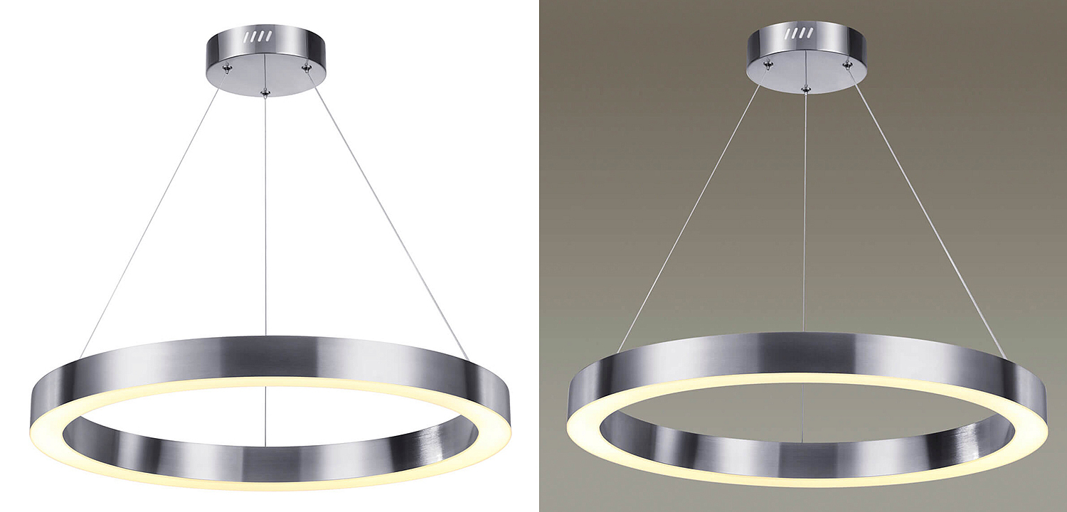 Подвесной светильник Nickel Ribbon Ring 60 Подвесной светильник Nickel Ribbon Ring 60 - Loft-Concept в Самаре