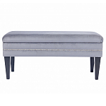 Мягкая банкетка с зоной для хранения Casket Grey варинант исполнения - 1 | Loft Concept в Самаре