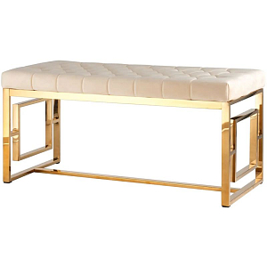 Банкетка Milan бежевый велюр