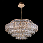 Люстра хрустальная в неоклассическом стиле на золотистом каркасе Majesty варинант исполнения - 8 | Loft Concept в Самаре