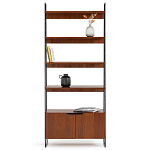 Стеллаж из орехового дерева Olson Rack варинант исполнения - 1 | Loft Concept в Самаре