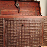 Большой Этнический сундук с металлическим декором  варинант исполнения - 1 | Loft Concept в Самаре