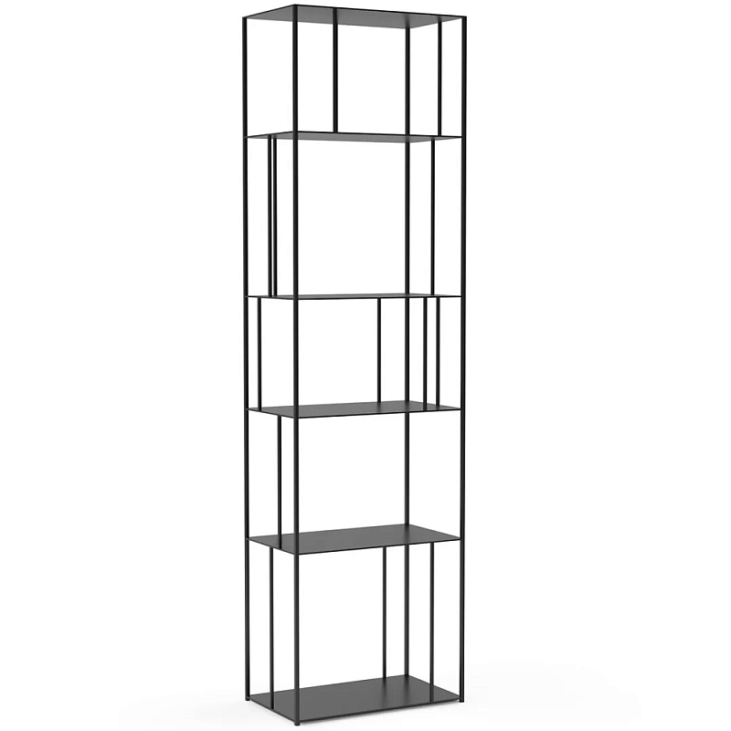 Стеллаж из металла Menzie Metal Rack Черный Стеллаж из металла Menzie Metal Rack Черный в Самаре | Loft Concept