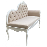 Рекомье со спинкой в стиле прованс Montmartre Provence Ottoman варинант исполнения - 4 | Loft Concept в Самаре