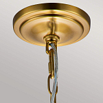 Подвесной светильник латунного цвета с прозрачным стеклянным плафоном Feiss варинант исполнения - 3 | Loft Concept в Самаре