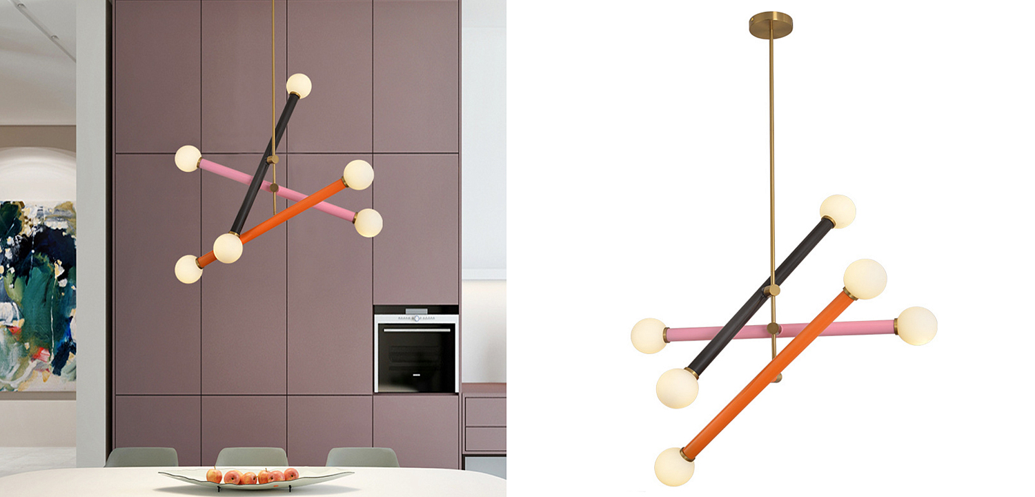 Дизайнерский светильник Paxton Pink Дизайнерский светильник Paxton Pink - Loft-Concept в Самаре