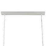 Люстра белая прямоугольная с абажурами в виде цветков тюльпана White Tulips варинант исполнения - 6 | Loft Concept в Самаре