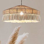 Люстра круглая плетеная с кисточками Dome Sun Glow варинант исполнения - 2 | Loft Concept в Самаре