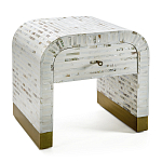 Тумбочка прикроватная Amo Bone Inlay Bedside Almond варинант исполнения - 4 | Loft Concept в Самаре