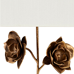 Бра с  каркасом в виде цветков розы и тканевым абажуром Flowers and Fox Roses варинант исполнения - 2 | Loft Concept в Самаре