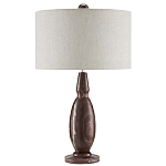 Настольная лампа из мрамора с тканевым абажуром Seductress варинант исполнения - 3 | Loft Concept в Самаре