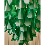 Люстра из стеклянных зеленых лепестков Petalled Illuminator варинант исполнения - 6 | Loft Concept в Самаре