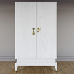 Платяной шкаф Elsa Dreams White с 2-мя фасадами варинант исполнения - 5 | Loft Concept в Самаре