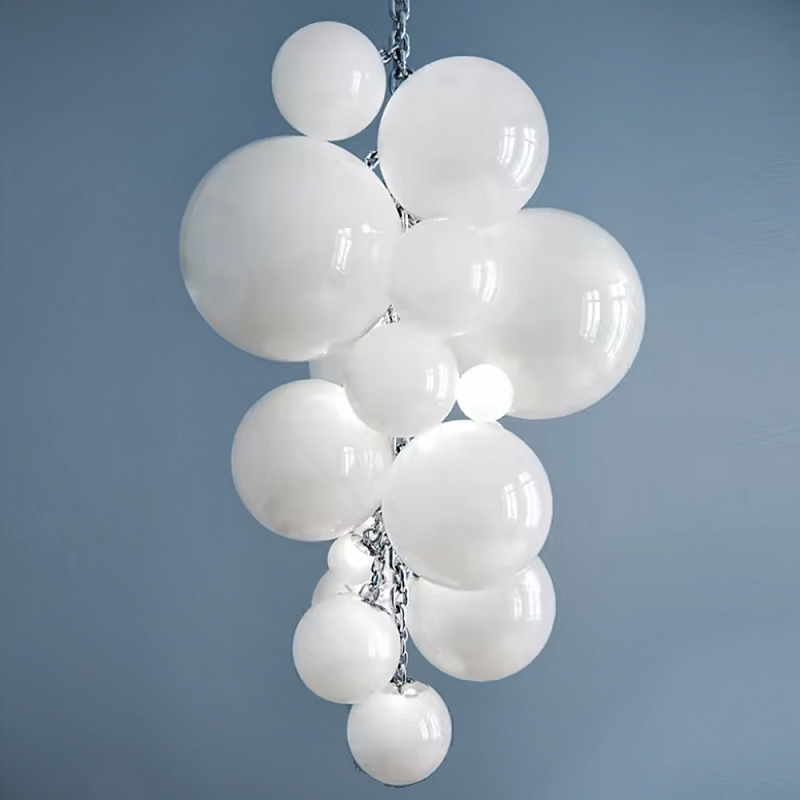Люстра Grape Balls Белое стекло Белый Люстра Grape Balls Белое стекло Белый в Самаре | Loft Concept