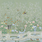 Обои ручная роспись Temple Newsam Mercury Grey варинант исполнения - 2 | Loft Concept в Самаре