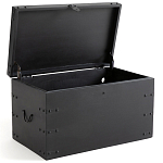 Деревянный сундук из массива манго Mango Chest Black варинант исполнения - 2 | Loft Concept в Самаре