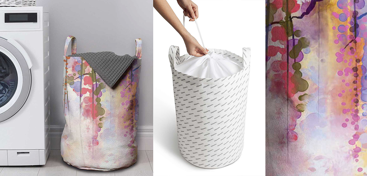 Корзина Purple Watercolor Basket - Loft-Concept в Самаре