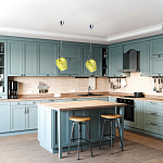 Подвесной светильник со стеклянном плафоном в форме бокала Kaleido варинант исполнения - 33 | Loft Concept в Самаре