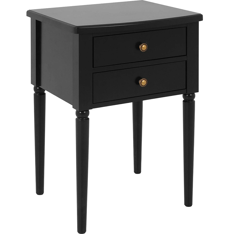 Прикроватная тумба Вlues Black Черный в Самаре | Loft Concept 