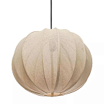 Подвесной светильник с бежевым тканевым абажуром Modern Textured Table Lamp варинант исполнения - 2 | Loft Concept в Самаре