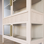 Витрина Primo со стеклянными фасадами и 2 ящиками Светлый дуб варинант исполнения - 5 | Loft Concept в Самаре