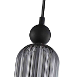 Подвесной светильник с рифленым стеклянным плафоном цилиндрической формы ARTICOLO варинант исполнения - 2 | Loft Concept в Самаре