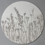 Панно Серые цветы варинант исполнения - 1 | Loft Concept в Самаре