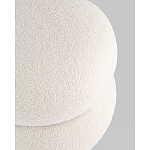 Пуф Полли S тедди белый варинант исполнения - 4 | Loft Concept в Самаре