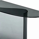 Консоль дымчатого цвета с изогнутым основанием Arabesque варинант исполнения - 1 | Loft Concept в Самаре