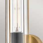 Бра для ванных комнат с прозрачным цилиндрическим плафоном на круглом основании Hinkley варинант исполнения - 4 | Loft Concept в Самаре