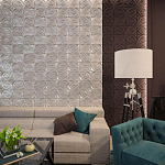 Гипсовая 3D панель с принтографией PM-37 варинант исполнения - 2 | Loft Concept в Самаре