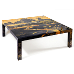 Кофейный стол с японским пейзажем Bohemia coffee table  варинант исполнения - 7 | Loft Concept в Самаре