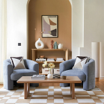 Стол журнальный из массива и шпона дуба Oak Essence Carden варинант исполнения - 6 | Loft Concept в Самаре