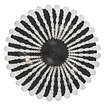 Потолочный светильник круглый с стеклянными бусинами Uniformity варинант исполнения - 1 | Loft Concept в Самаре