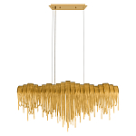 Люстра подвесная с металлическими дугами и длинными цепочками 115 см Atlantis Chain варинант исполнения - 4 | Loft Concept в Самаре