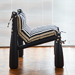 Кресло черно-белое со съемными подушками Celebrity варинант исполнения - 6 | Loft Concept в Самаре