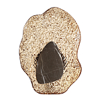 Бра с волнообразным стеклянным плафоном и вставкой из мрамора Liquid Stone варинант исполнения - 6 | Loft Concept в Самаре