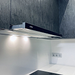 Угловой кухонный гарнитур Жемчужный белый Серый Clarke Kitchen Set White Grey варинант исполнения - 3 | Loft Concept в Самаре