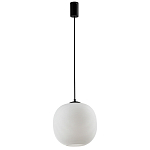 Подвесной светильник со стеклянным рельефным плафоном белый Perforated Glass 25 варинант исполнения - 2 | Loft Concept в Самаре