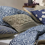 Постельное белье темно-синего цвета с рисунком Blossom Essence Sophie варинант исполнения - 6 | Loft Concept в Самаре