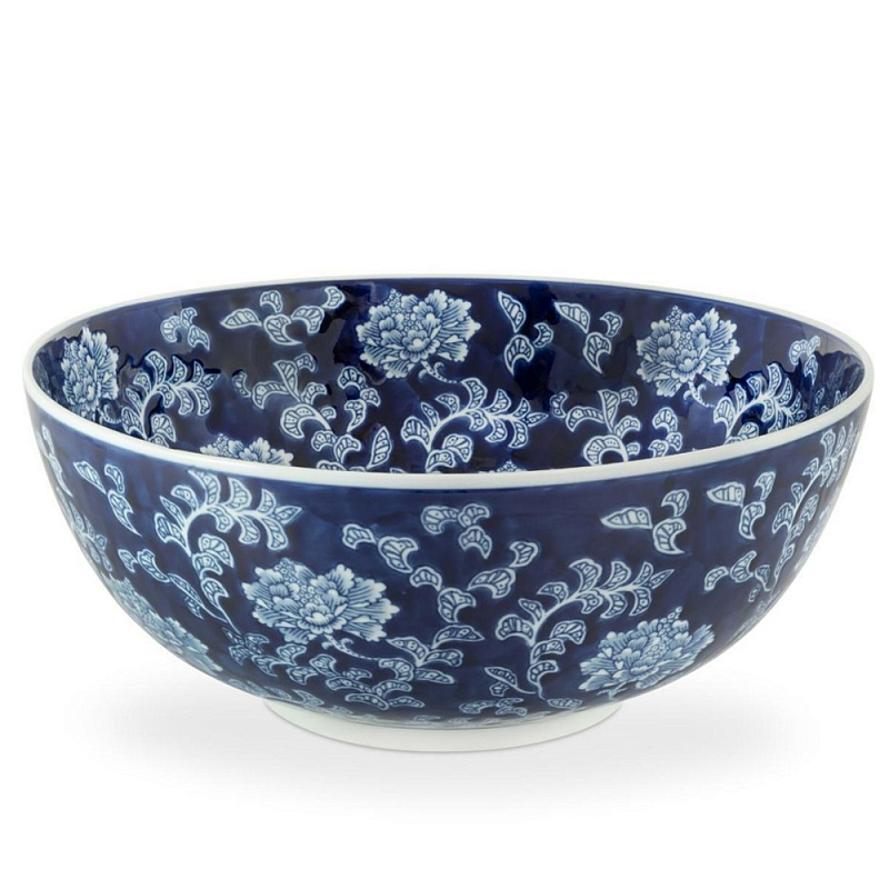 Салатник Bowl Chinoiserie Белый Синий в Самаре | Loft Concept 