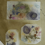 Шкатулка из эпоксидной смолы с цветами белая Epoxy Resin Flowers Box White варинант исполнения - 3 | Loft Concept в Самаре