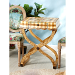 Приставной столик с ящиком в стиле ретро Vintage Rustic Tablecloth варинант исполнения - 6 | Loft Concept в Самаре